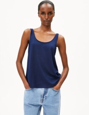 ARMEDANGELS ASHRAANI SOLID Damen Top aus LENZING ECOVERO Viskose Mix