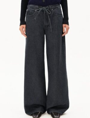 ARMEDANGELS ASTRAEAAS Damen Wide Leg Mid Waist aus Lyocell Baumwoll Mix