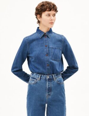 ARMEDANGELS AURELAA Damen Jeansbluse aus Bio-Baumwolle
