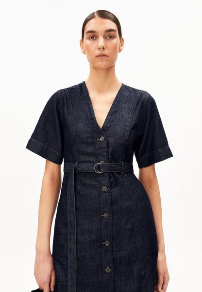 ARMEDANGELS BELTED DENIM Damen Jeanskleid aus Baumwoll-Lyocell-Mix ARMEDANGELS BELTED DENIM Damen Jeanskleid aus Baumwoll-Lyocell-Mix