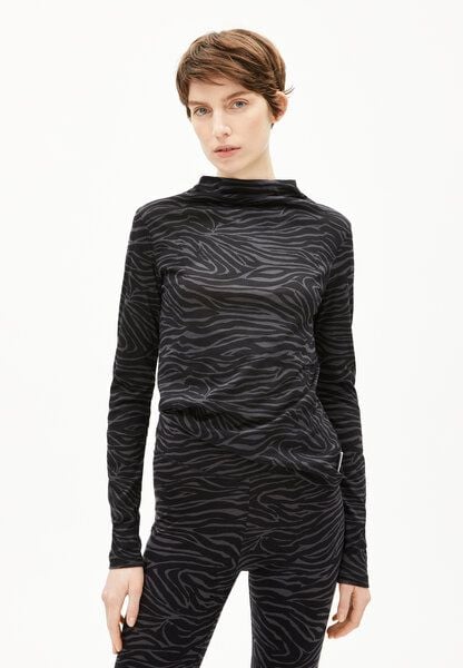ARMEDANGELS CALUNAA ZEBRARAA Damen Longsleeve aus Bio-Baumwolle ARMEDANGELS CALUNAA ZEBRARAA Damen Longsleeve aus Bio-Baumwolle