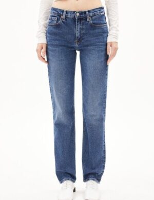 ARMEDANGELS CARENAA Damen Straight Jeans Bio-Baumwoll Mix Comfort Stretch