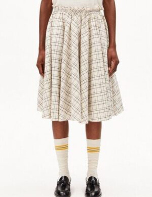 ARMEDANGELS CHECK CIRCLE Damen Webrock aus Bio-Baumwolle