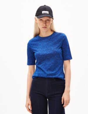 ARMEDANGELS DONAAJI MILLES FLEURS - Damen T-Shirt Slim Fit aus Bio-Baumwolle