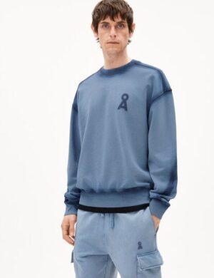 ARMEDANGELS EMAAL GMT DYE SPRAY Herren Sweatshirt aus Bio-Baumwolle