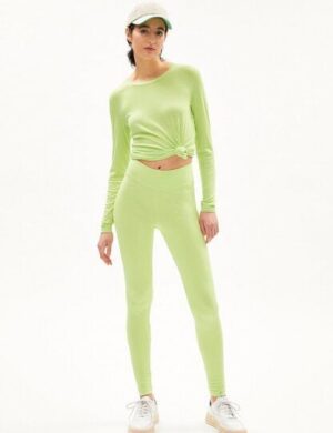 ARMEDANGELS FARIBAA LOGO – Damen Leggings aus Bio-Baumwoll Mix