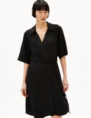 ARMEDANGELS FEMNAAMI LINO Damen Webkleid aus Leinen-Mix