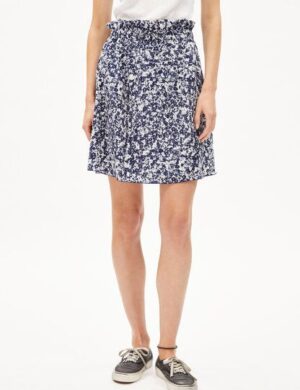 ARMEDANGELS FILIZAA MOSAIC LINO Damen Webrock aus Leinen-Mix