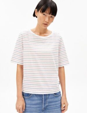 ARMEDANGELS FINIAA FRENCH RIVIERAA Damen T-Shirt aus Bio-Baumwolle