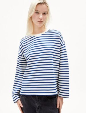 ARMEDANGELS FRANKAA MAARLEN STRIPE Damen Sweatshirt aus Bio-Baumwolle