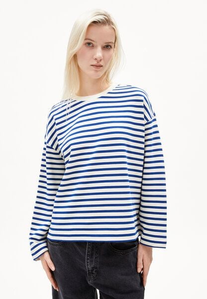 ARMEDANGELS FRANKAA MAARLEN STRIPE Damen Sweatshirt aus Bio-Baumwolle ARMEDANGELS FRANKAA MAARLEN STRIPE Damen Sweatshirt aus Bio-Baumwolle