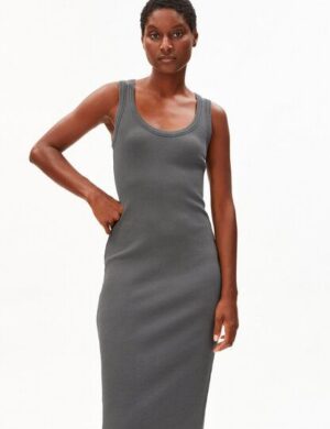 ARMEDANGELS GMT DYE BODYCON RIB Damen Kleid aus Bio-Baumwoll Mix