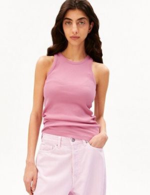 ARMEDANGELS GMT DYE RIB Damen Top aus Bio-Baumwoll Mix