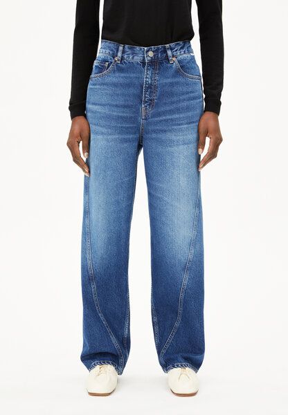 ARMEDANGELS HAAYI Damen Wide Leg Low Waist aus recycelter Baumwolle ARMEDANGELS HAAYI Damen Wide Leg Low Waist aus recycelter Baumwolle