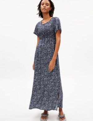 ARMEDANGELS HELINAA WATER DOTS – Damen Webkleid mit 100% carbon-zero TENCEL Faseranteil