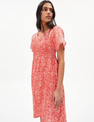 ARMEDANGELS HERAA WATER DOTS – Damen Webkleid mit 100% carbon-zero TENCEL Faseranteil