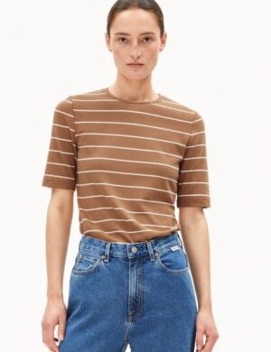 ARMEDANGELS JAANISARA FINE STRIPE Damen T-Shirt aus Bio-Baumwoll Mix