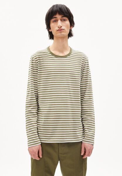 ARMEDANGELS JOHAAN STRIPES - Herren Longsleeve Regular Fit aus Bio-Baumwolle ARMEDANGELS JOHAAN STRIPES - Herren Longsleeve Regular Fit aus Bio-Baumwolle