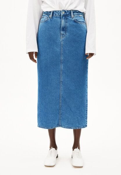 ARMEDANGELS KAALYKE DENIM Damen Jeansrock aus recycelter Baumwolle ARMEDANGELS KAALYKE DENIM Damen Jeansrock aus recycelter Baumwolle