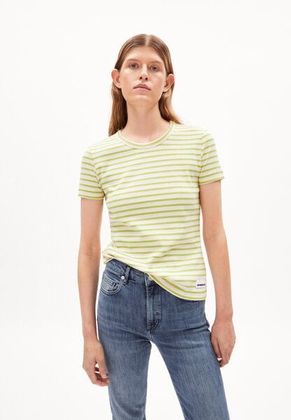 ARMEDANGELS KARDAA STRIPES Damen Ripp-T-Shirt Regular Fit aus Bio-Baumwoll Mix ARMEDANGELS KARDAA STRIPES Damen Ripp-T-Shirt Regular Fit aus Bio-Baumwoll Mix