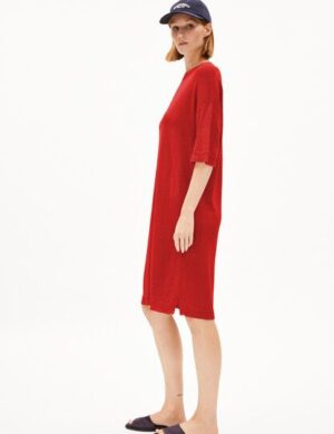 ARMEDANGELS LINAA LINO Damen Strickkleid aus Leinen-Mix
