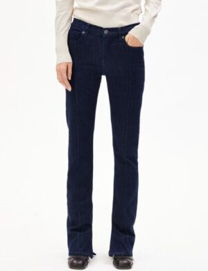 ARMEDANGELS LINDAA LOW Damen Bootcut Jeans Bio-Baumwoll Mix Comfort-Stretch