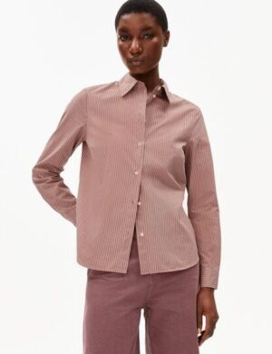 ARMEDANGELS LOUILAA STRIPED Damen Bluse aus Bio-Baumwolle