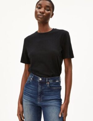 ARMEDANGELS LUALAA Damen T-Shirt aus Leinen-Mix