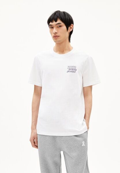 ARMEDANGELS MAARKOS CHANGES Herren Heavyweight T-Shirt aus recyceltem Baumwoll Mix ARMEDANGELS MAARKOS CHANGES Herren Heavyweight T-Shirt aus recyceltem Baumwoll Mix