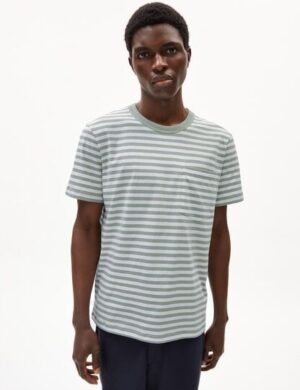 ARMEDANGELS MAARKOS POCKET STRIPES Herren T-Shirt aus Bio-Baumwolle