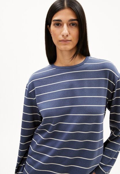 ARMEDANGELS MARYNAA FINE STRIPE Damen Longsleeve aus Bio-Baumwoll Mix ARMEDANGELS MARYNAA FINE STRIPE Damen Longsleeve aus Bio-Baumwoll Mix