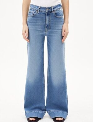 ARMEDANGELS MURLIAA Damen Wide Jeans recycelter Baumwoll Mix Comfort Stretch
