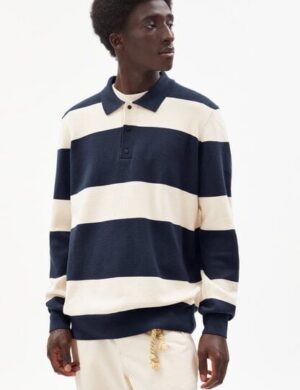 ARMEDANGELS PAAPO STRIPES – Herren Pullover aus Bio-Baumwolle