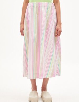 ARMEDANGELS PARLOMAA STRIPES - Damen Webrock Regular Fit aus Bio-Baumwolle
