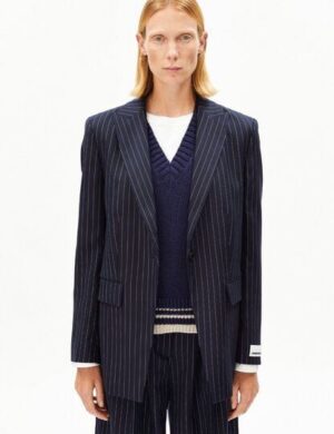 ARMEDANGELS PINSTRIPE MIKULAA Damen Blazer aus TENCEL Lyocell Mix