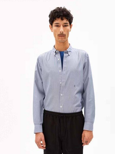 ARMEDANGELS QUAASA STRIPES Herren Hemd aus Bio-Baumwolle ARMEDANGELS QUAASA STRIPES Herren Hemd aus Bio-Baumwolle