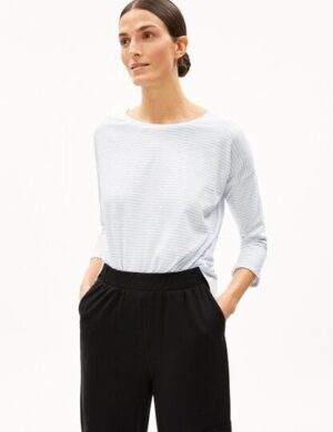 ARMEDANGELS SIANAA LOVELY STRIPES – Damen Longsleeve Oversized Fit aus Bio-Baumwolle