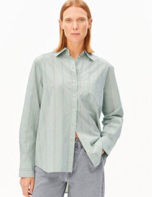 ARMEDANGELS STRIPE LOOSE Damen Bluse aus Bio-Baumwolle
