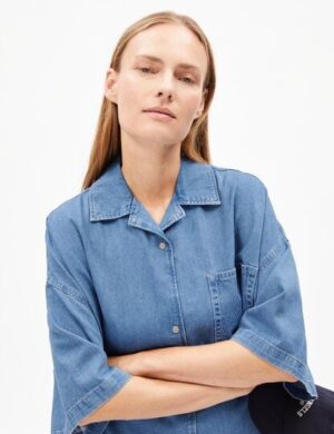 ARMEDANGELS TAMIKAA Damen Jeanskleid aus Bio-Baumwoll Mix