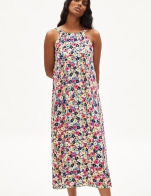 ARMEDANGELS THORAA PAINTED BLOOM – Damen Webkleid Regular Fit aus LENZING ECOVERO Viskose