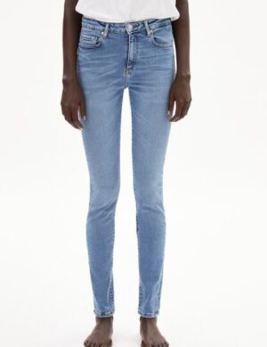 ARMEDANGELS TILLAA X STRETCH - Damen Skinny Leg Mid Waist aus Bio-Baumwoll Mix