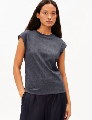ARMEDANGELS UN-WASTED Damen Top aus recyceltem Baumwoll Mix