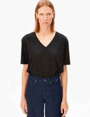 ARMEDANGELS V-NECK Damen T-Shirt aus TENCEL Lyocell Mix