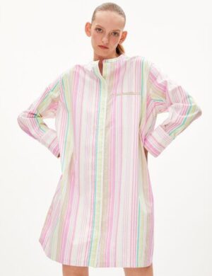 ARMEDANGELS VAAJA STRIPES – Damen Webkleid Relaxed Fit aus Bio-Baumwolle