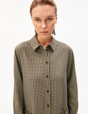 ARMEDANGELS VICHY SEERSUCKER Damen 100% Bio-Baumwolle