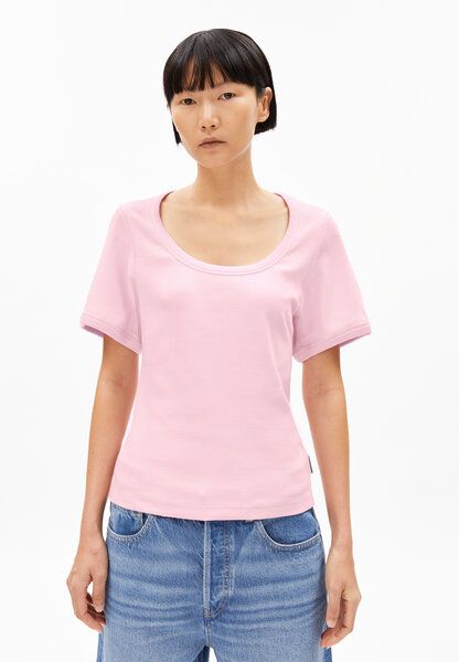 ARMEDANGELS VIOLAHAA Damen Ripp-T-Shirt aus Bio-Baumwoll Mix ARMEDANGELS VIOLAHAA Damen Ripp-T-Shirt aus Bio-Baumwoll Mix