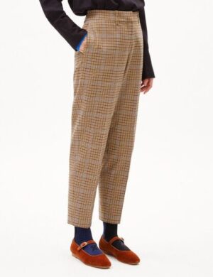 ARMEDANGELS WARMAAR PATTERN – Damen Webhose aus Bio-Baumwoll Mix