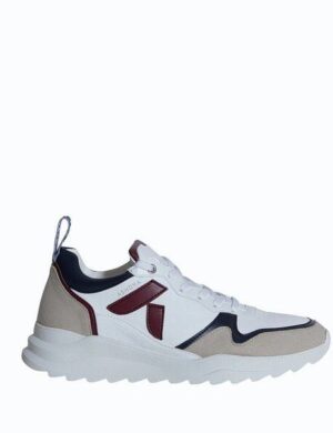 Ashoka Paris Lewis Running-Sneaker Bordeauxrot & Marineblau, Biobasiert & Recycelt