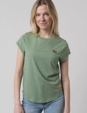 Bavarian Caps Damen T-Shirt Janosch Tigerente - Grün