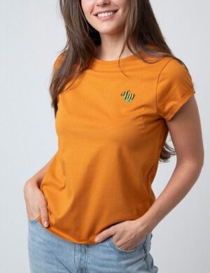 Bavarian Caps Damen T-Shirt Janosch Tigerente - Orange